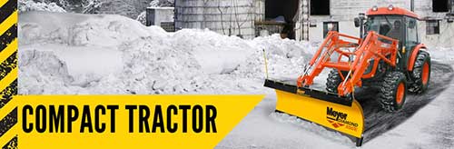 Meyer Compact Tractor Snow Plow