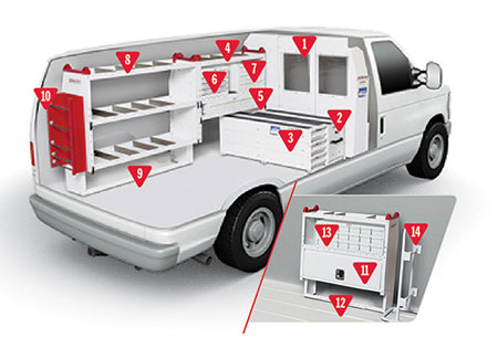 Weather Guard Electrician Van Configuration